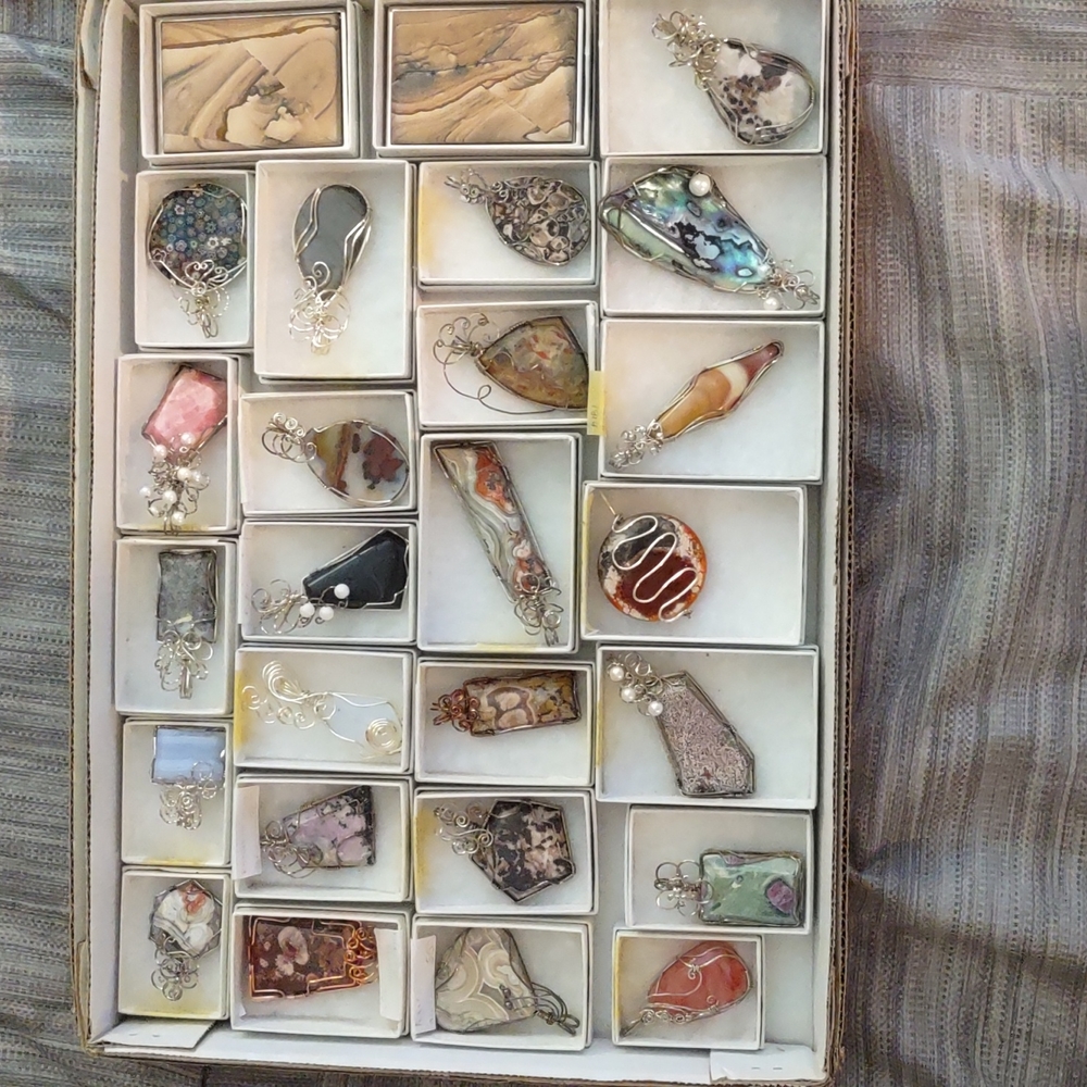 Hand Made Pendants By:  Ralph and Monica (some are already listed separately)